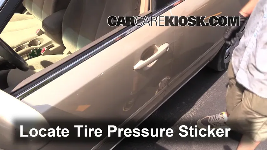 2007 Kia Optima EX 2.4L 4 Cyl. Tires & Wheels Check Tire Pressure